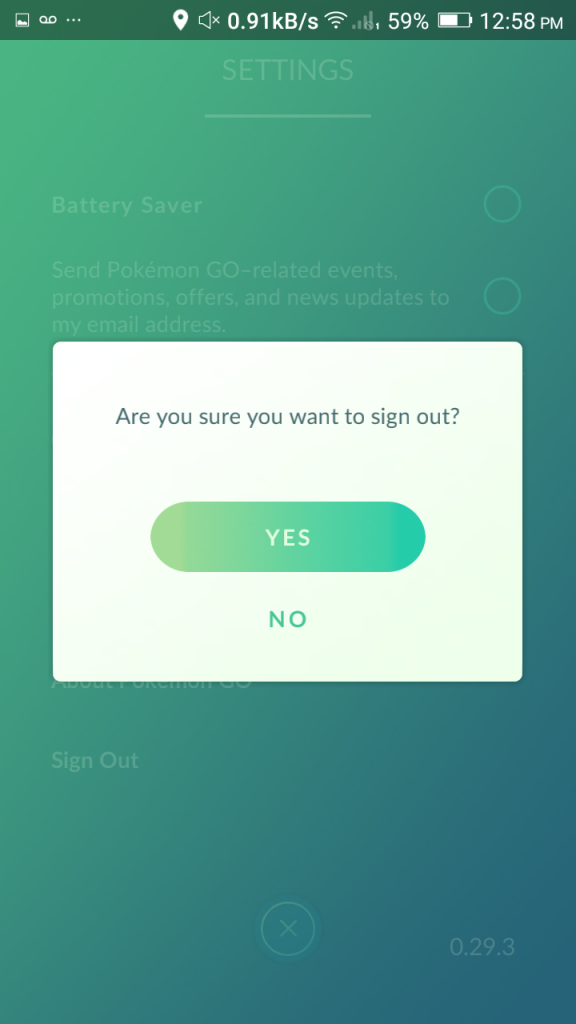 How To Logout And Switch To Another Google Account For Pokemon Go