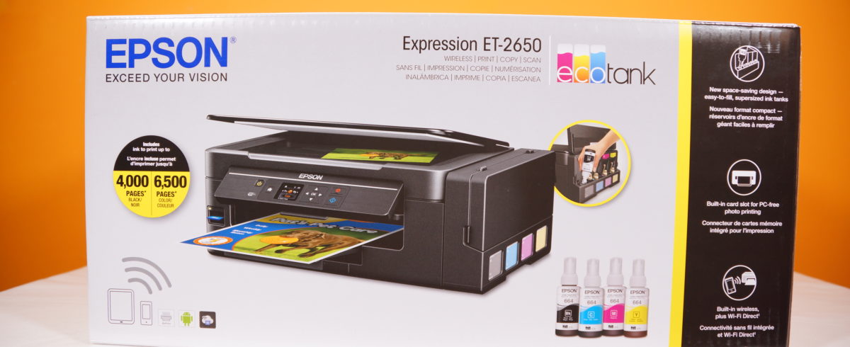 Tilgivende ingen modbydeligt Tiny Review #3 : Epson ET-2650 Printer with Ink tanks instead of cartridges.