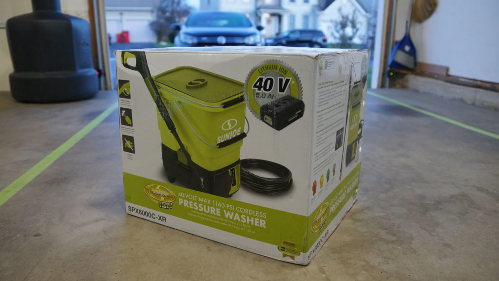 Sun joe 40v online pressure washer